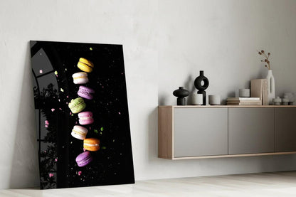 Macarons Glass Wall Art - LUXARTDECO