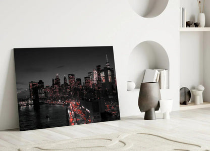 Gotham City Glass Wall Art - LUXARTDECO