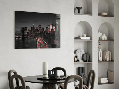 Gotham City Glass Wall Art - LUXARTDECO