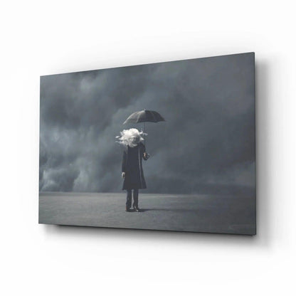 Storm in Thoughts Glass Wall Art - LUXARTDECO