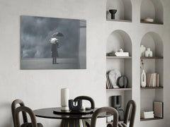 Storm in Thoughts Glass Wall Art - LUXARTDECO