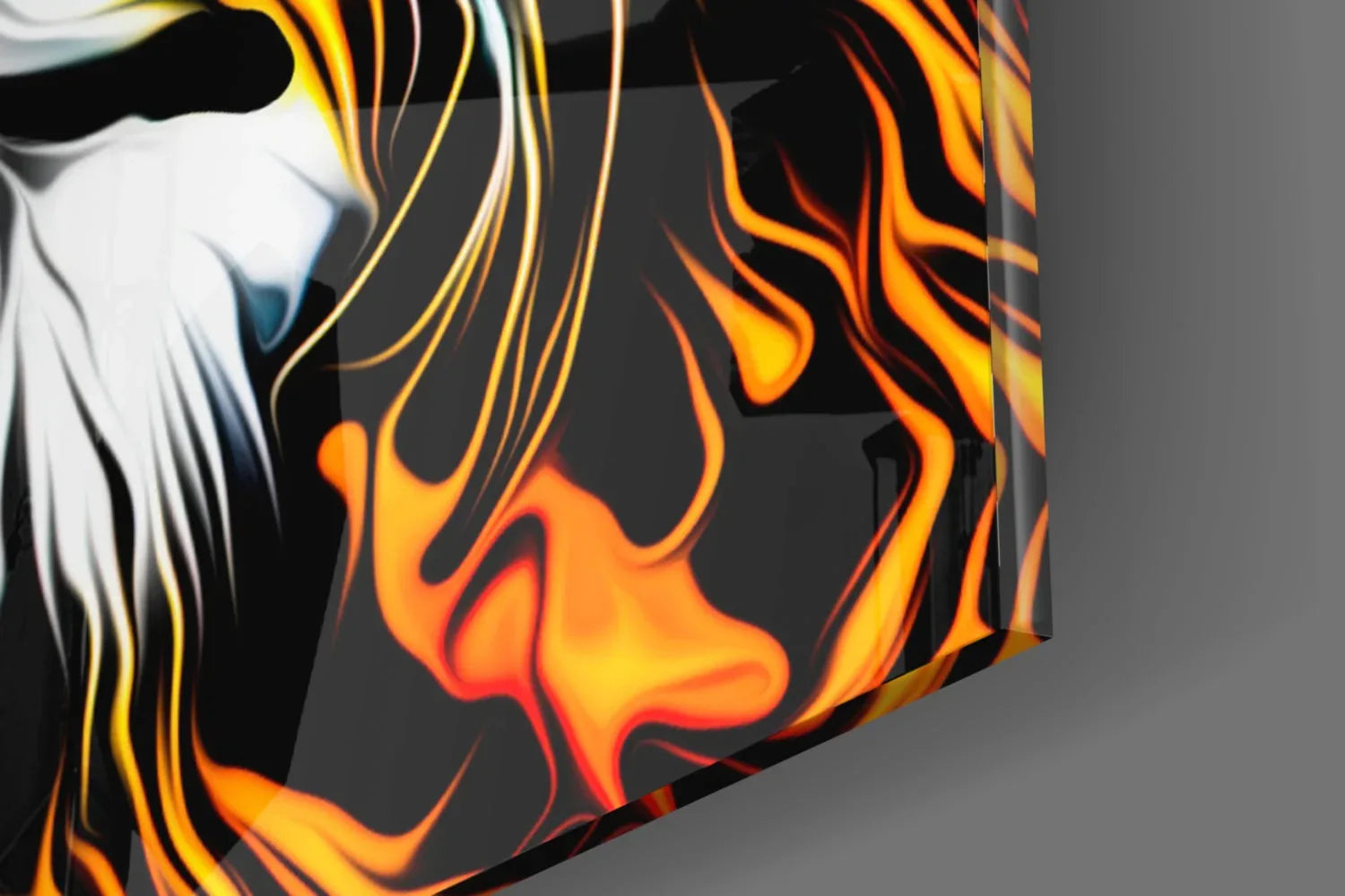 Lion Glass Wall Art - LUXARTDECO