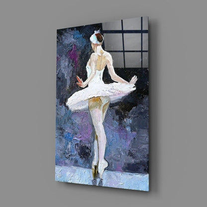 Ballerina Glass Wall Art - LUXARTDECO