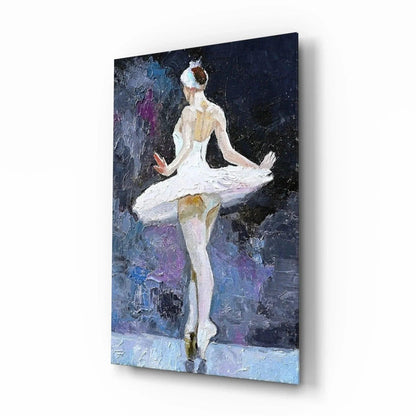 Ballerina Glass Wall Art - LUXARTDECO
