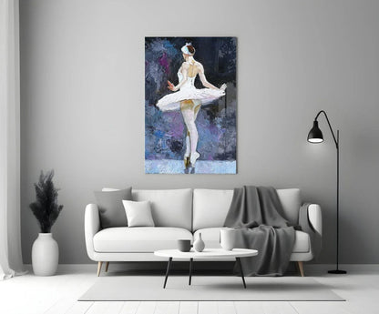 Ballerina Glass Wall Art - LUXARTDECO