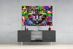 Cat Glass Wall Art - LUXARTDECO