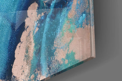 Abstraction Glass Wall Art - LUXARTDECO