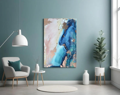 Abstraction Glass Wall Art - LUXARTDECO