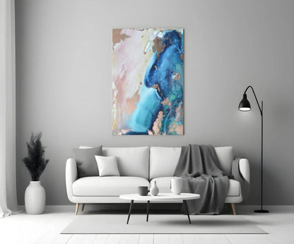 Abstraction Glass Wall Art - LUXARTDECO