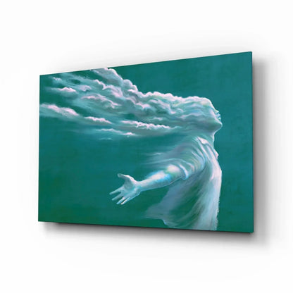 Storm in Thoughts Glass Wall Art - LUXARTDECO