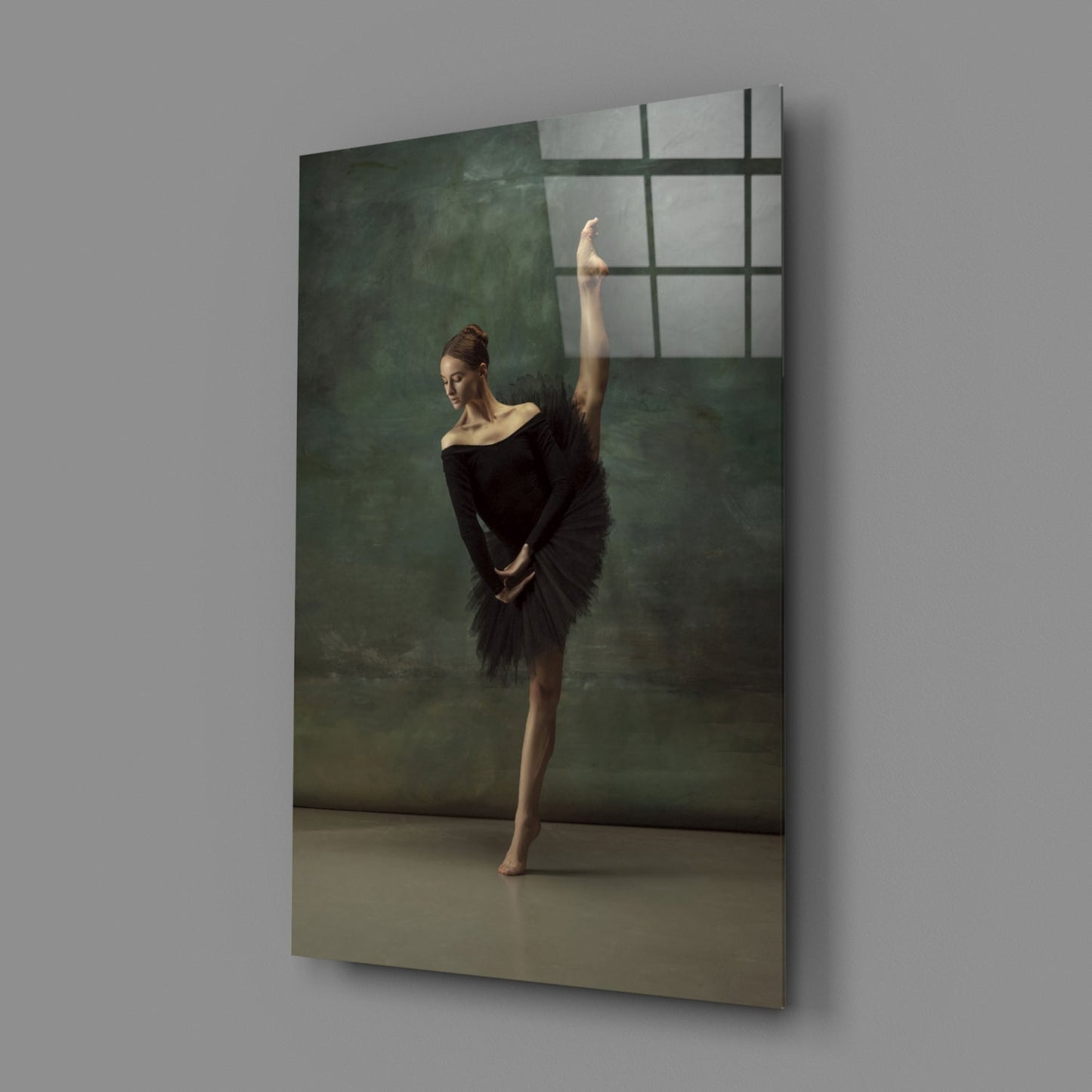 Ballerina Glass Wall Art