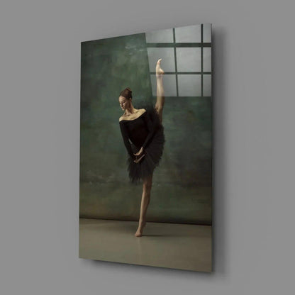 Ballerina Glass Wall Art - LUXARTDECO