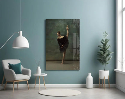 Ballerina Glass Wall Art - LUXARTDECO