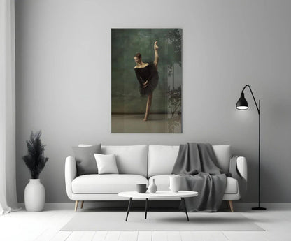 Ballerina Glass Wall Art - LUXARTDECO