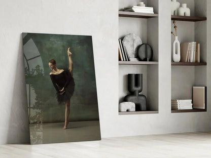 Ballerina Glass Wall Art - LUXARTDECO