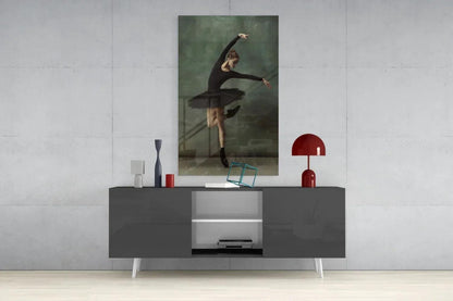 Ballerina Glass Wall Art - LUXARTDECO