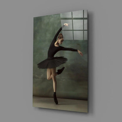 Ballerina Glass Wall Art - LUXARTDECO