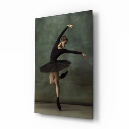 Ballerina Glass Wall Art - LUXARTDECO