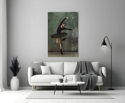 Ballerina Glass Wall Art - LUXARTDECO