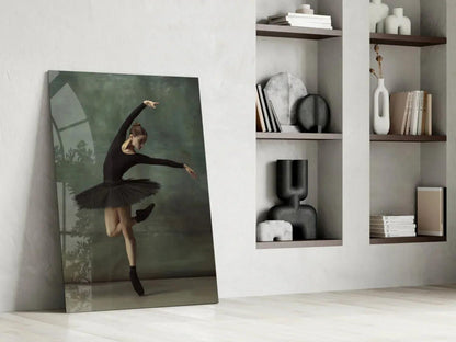 Ballerina Glass Wall Art - LUXARTDECO