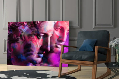 Statues Glass Wall Art - LUXARTDECO