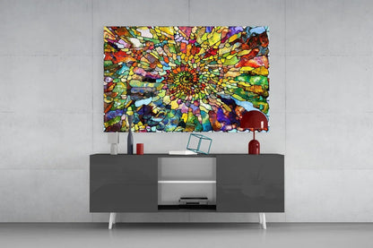 Colorful Mosaic Glass Art - LUXARTDECO