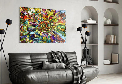 Colorful Mosaic Glass Art - LUXARTDECO
