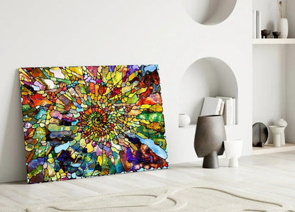 Colorful Mosaic Glass Art - LUXARTDECO