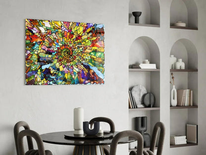 Colorful Mosaic Glass Art - LUXARTDECO