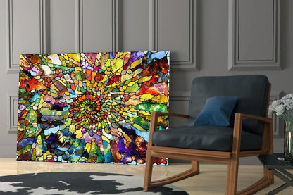 Colorful Mosaic Glass Art - LUXARTDECO