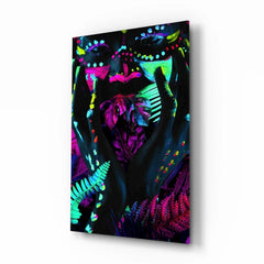 Neon Glances Glass Art - LUXARTDECO