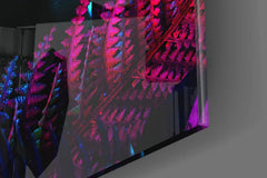 Neon Glances Glass Art - LUXARTDECO