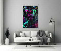 Neon Glances Glass Art - LUXARTDECO