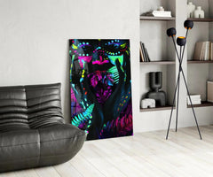 Neon Glances Glass Art - LUXARTDECO