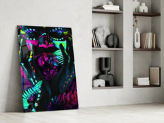 Neon Glances Glass Art - LUXARTDECO