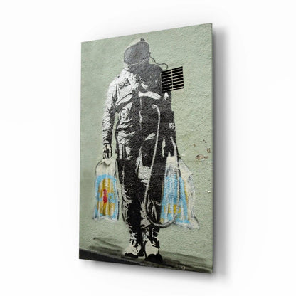 Space Market Glass Art - LUXARTDECO