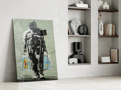 Space Market Glass Art - LUXARTDECO