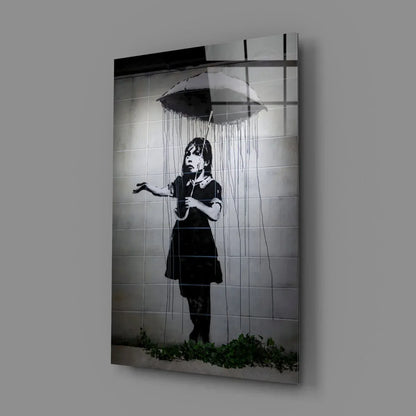 Escape from the Rain Glass Art - LUXARTDECO