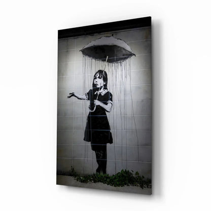 Escape from the Rain Glass Art - LUXARTDECO