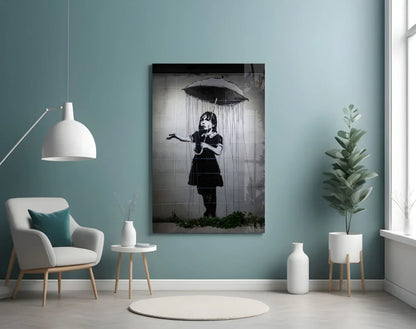 Escape from the Rain Glass Art - LUXARTDECO