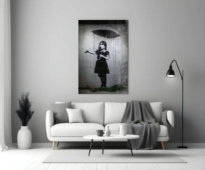 Escape from the Rain Glass Art - LUXARTDECO
