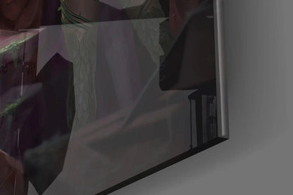 Letter to Batman Glass Art - LUXARTDECO