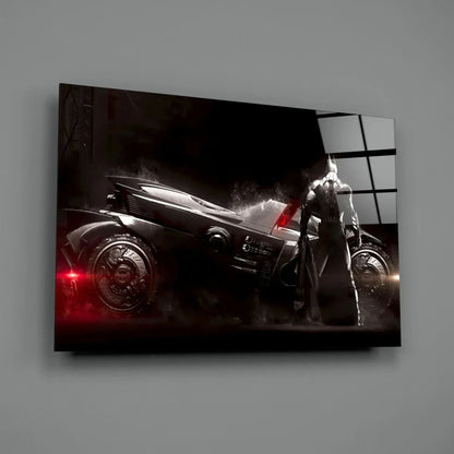 Batmobile Glass Art - LUXARTDECO