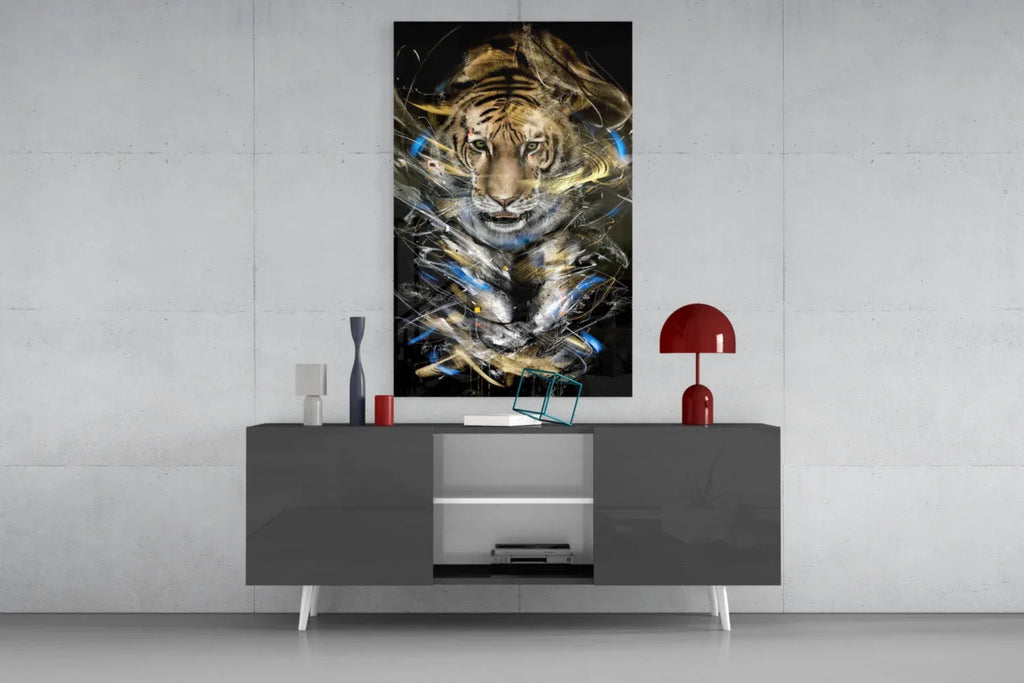 Tiger Glass Art - LUXARTDECO