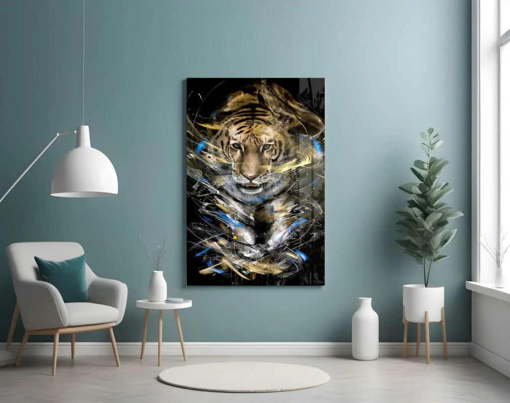 Tiger Glass Art - LUXARTDECO