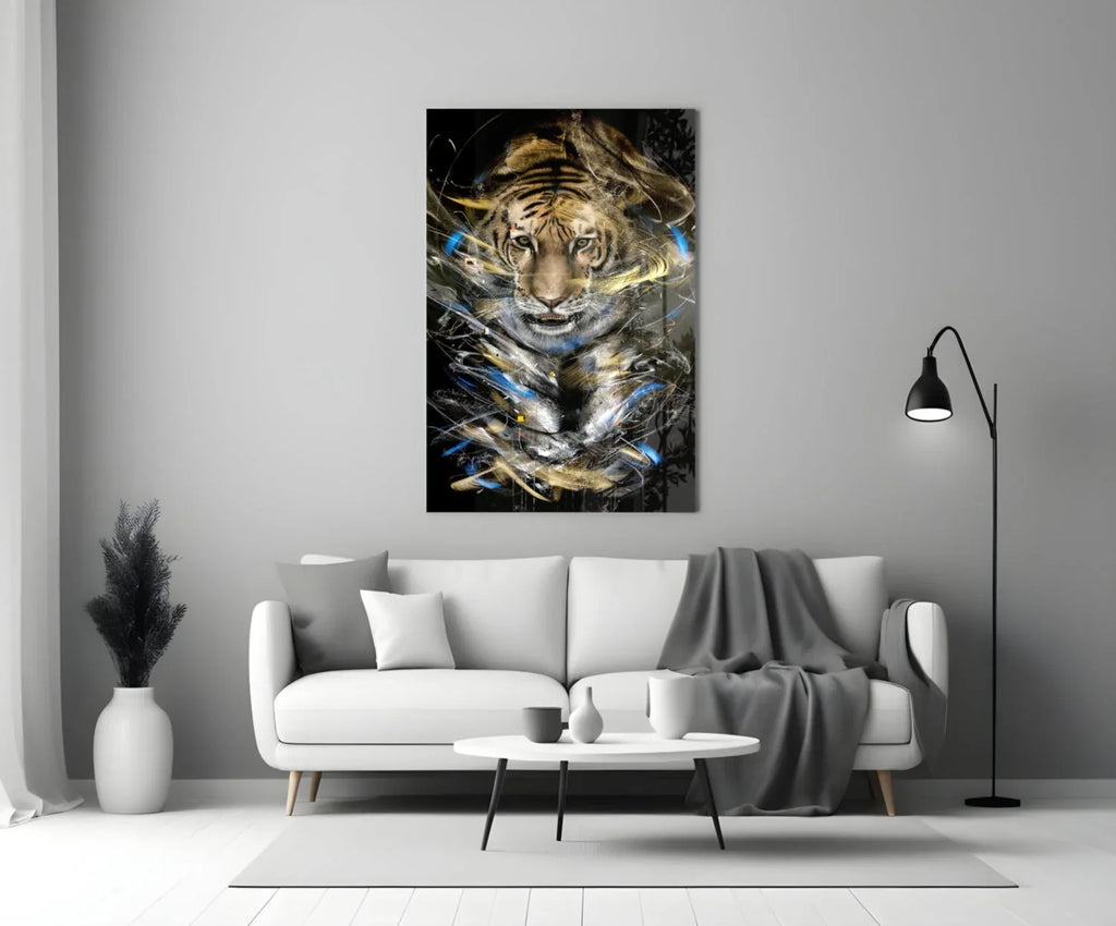 Tiger Glass Art - LUXARTDECO