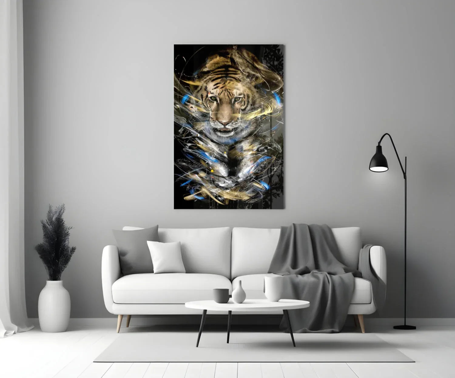 Tiger Glass Art - LUXARTDECO