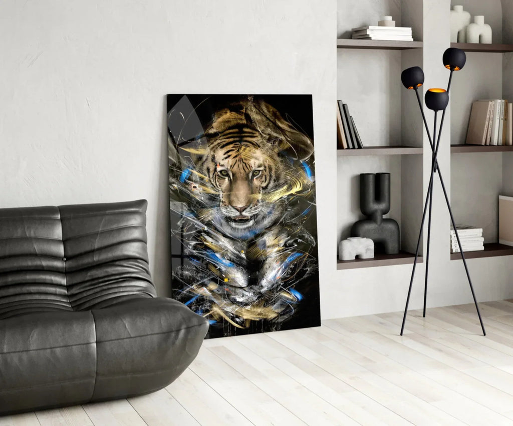 Tiger Glass Art - LUXARTDECO