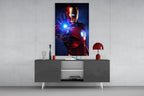 Iron Man Glass Art