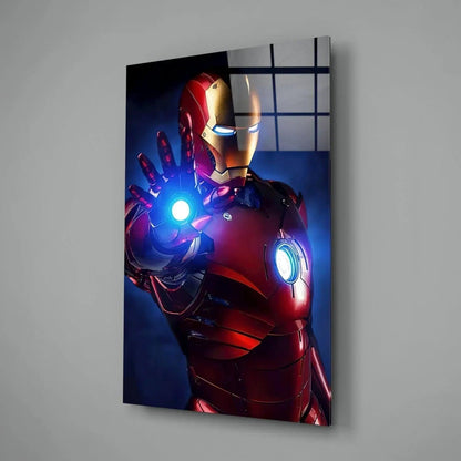 Iron Man Glass Art - LUXARTDECO
